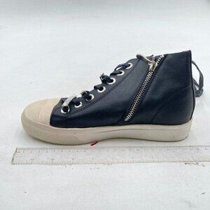 Women's White Fashion Sneakers Lace up Canvas Shoes Low Top Flat Black Shoes